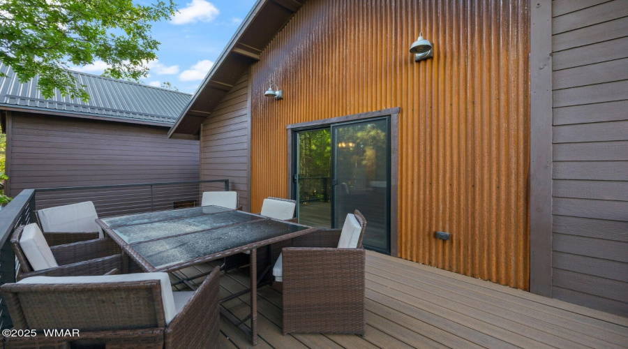 Guest house deck additional view