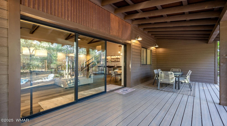 Sliding doors to Living Room