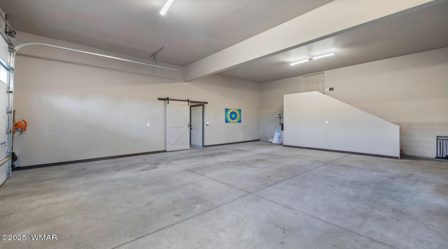 2 car garage interior