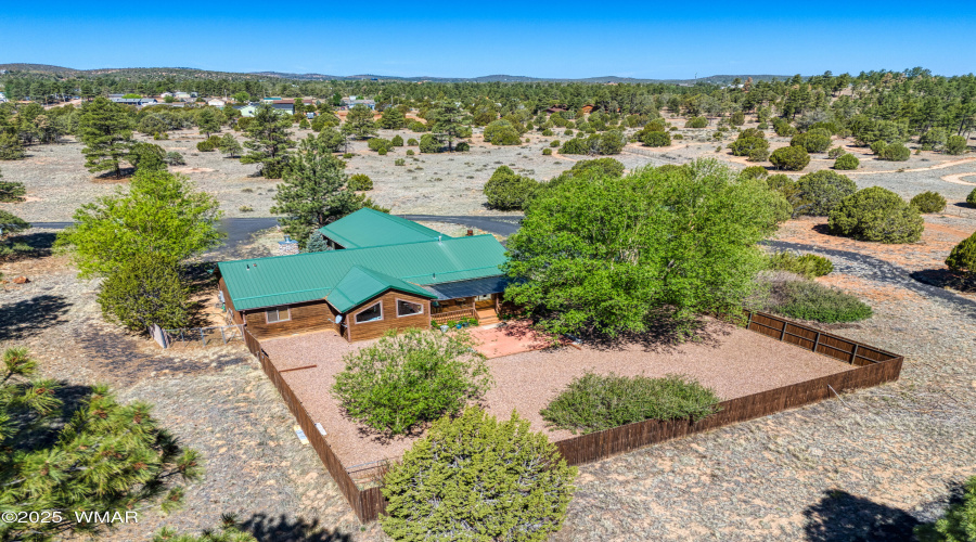 Drone Fenced Yard