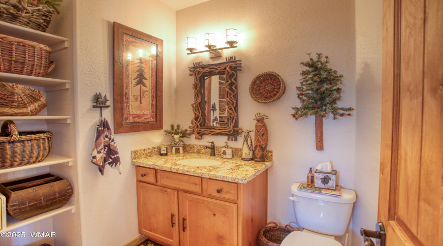 Large half bath