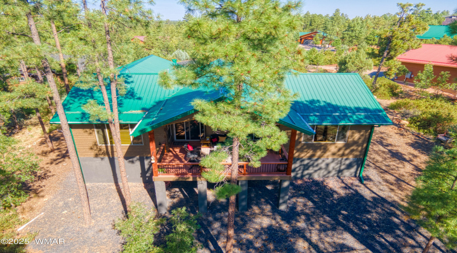 Aerial back deck