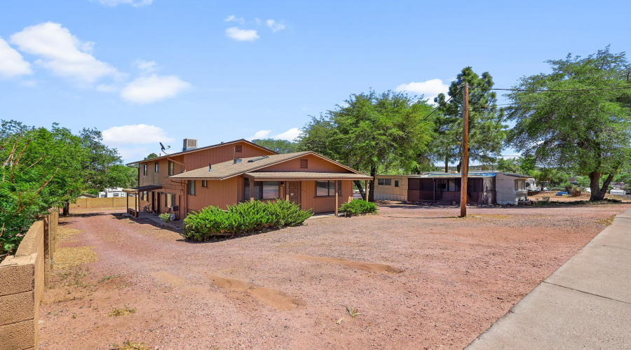 Fourplex and mobile home