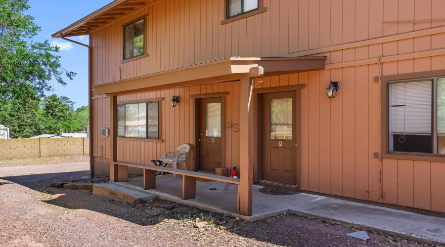 Entrance to Unit D & C