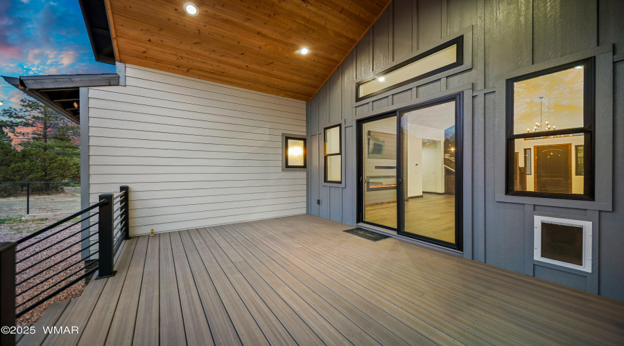 back deck showing off two tone paint