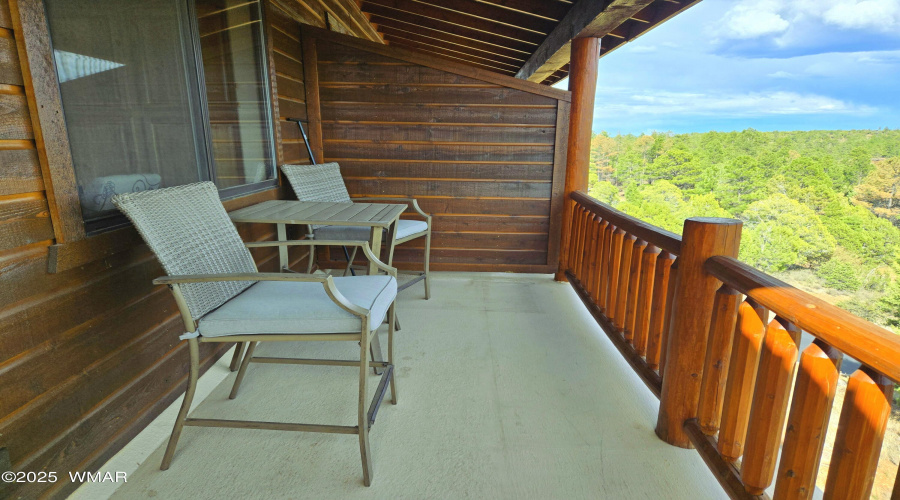 Balcony off the Kitchen/Living Room