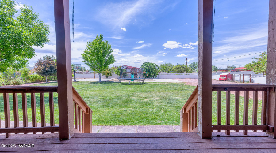 Expansive Covered Back Porch