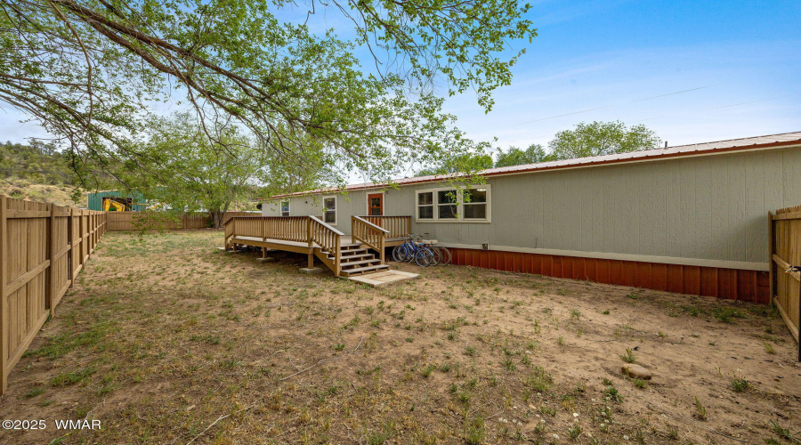 FENCED BACK YARD