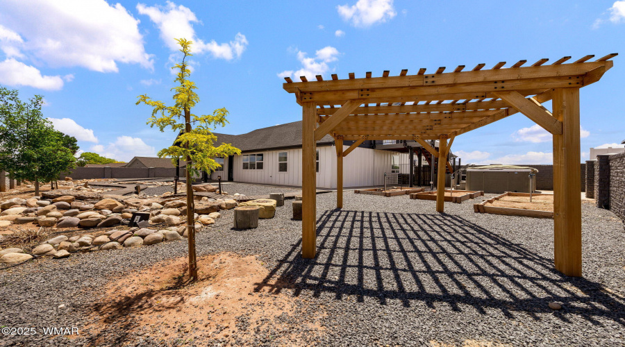 Pergola in Yard
