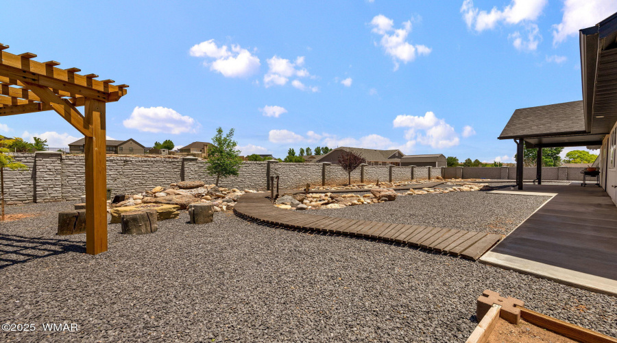 Landscaped Yard