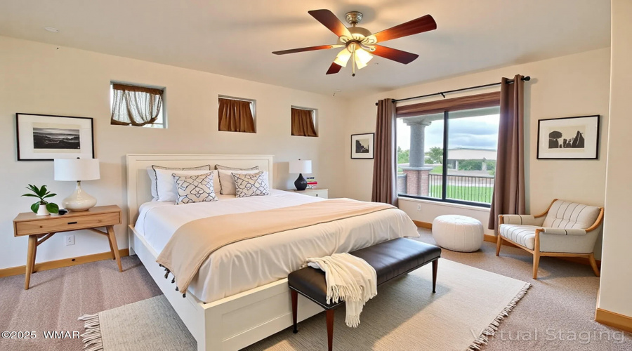West Bedroom Suite Virtual Staging