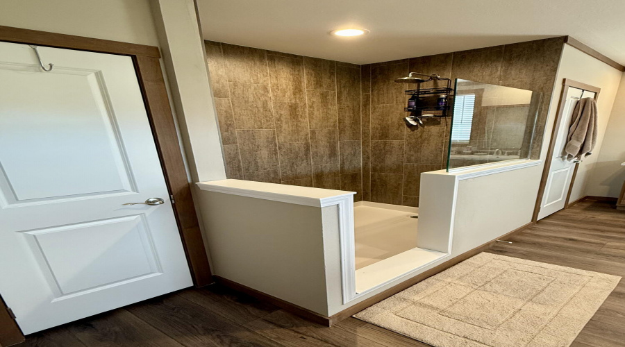 Walk in shower