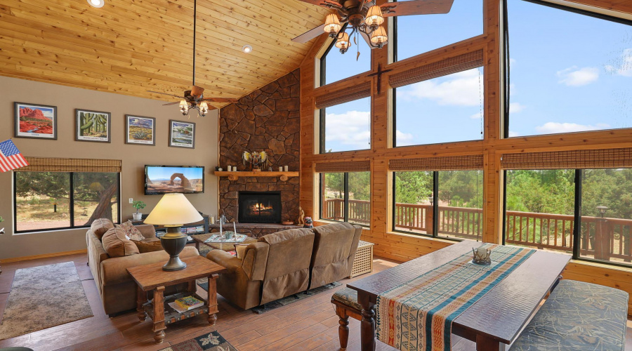 Open living room