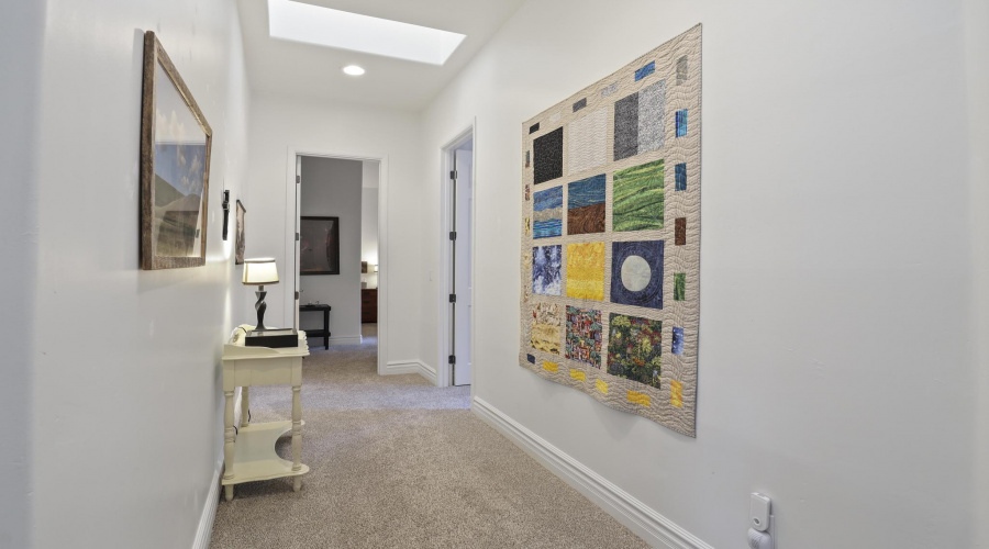 Split floor plan for extra privacy