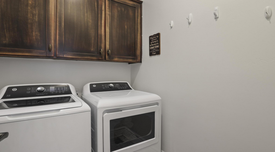 Separate laundry room