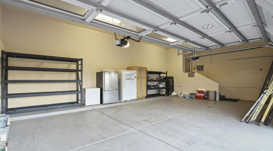 3 car garage with storage