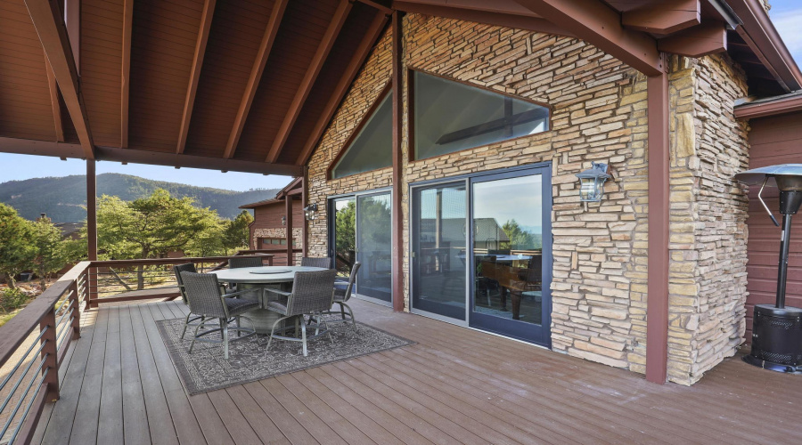 Trex deck fully covered