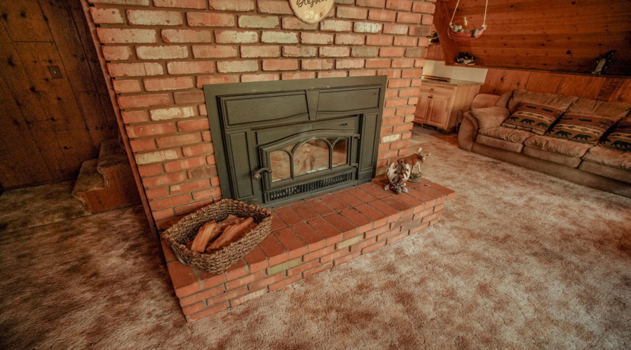 Wood Burning Fireplace