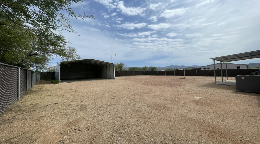 large back yard