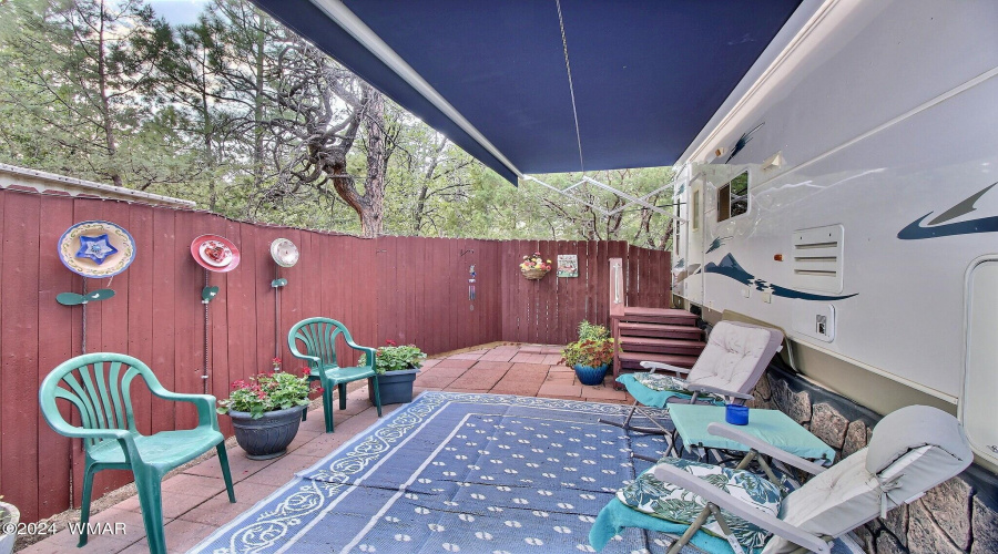 New awning for added shade comfort