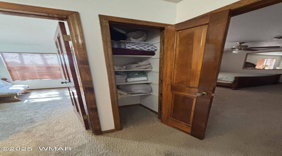 Linen Closet in Hall