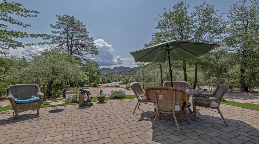 Patio with Views of Granite Dells