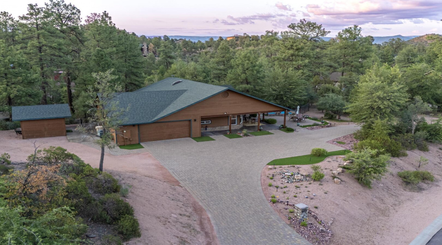 Aerial - Wooded Lot