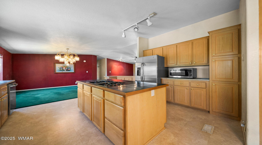 Open Kitchen and Dining Area