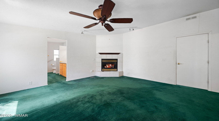 Complete with Cozy Fireplace