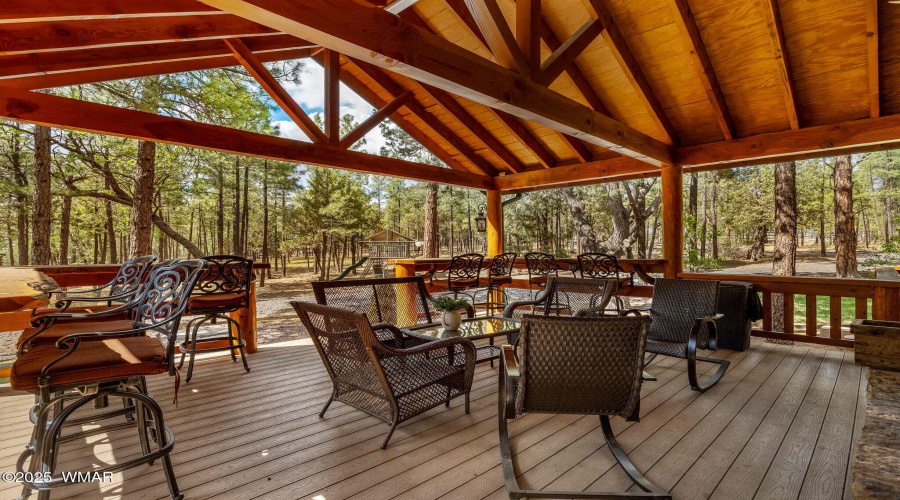 Covered Back Deck