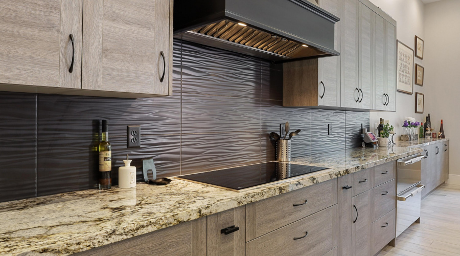 kitchen counter Induction cooktop