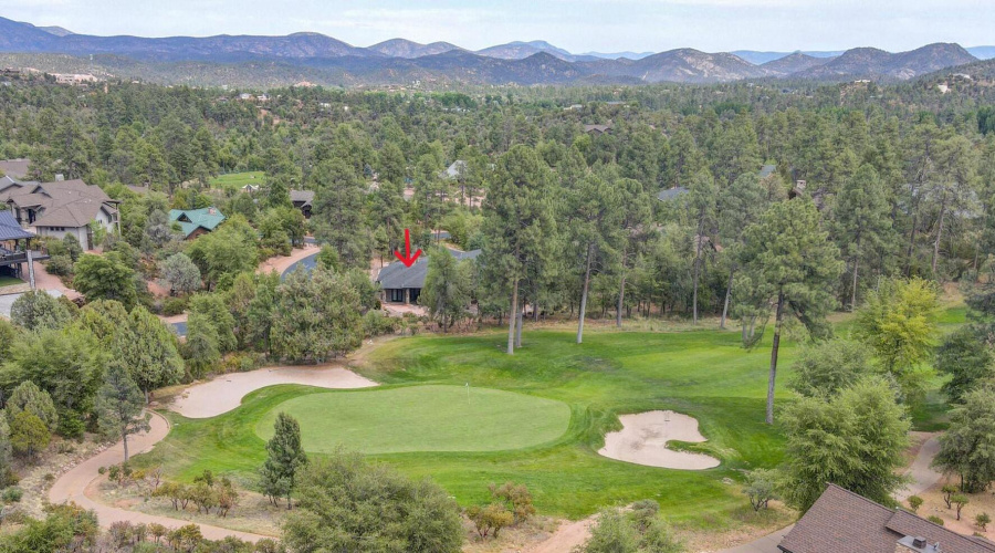 drone  golf course to home