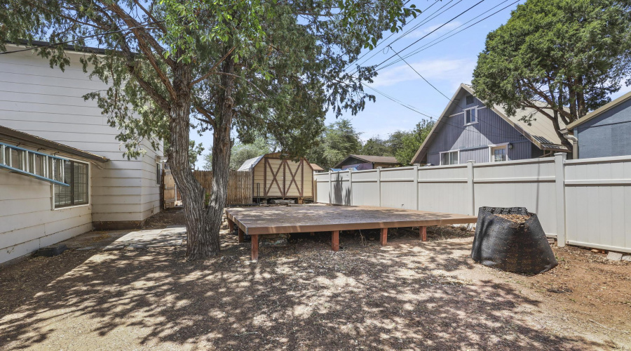 Backyard Platform Deck