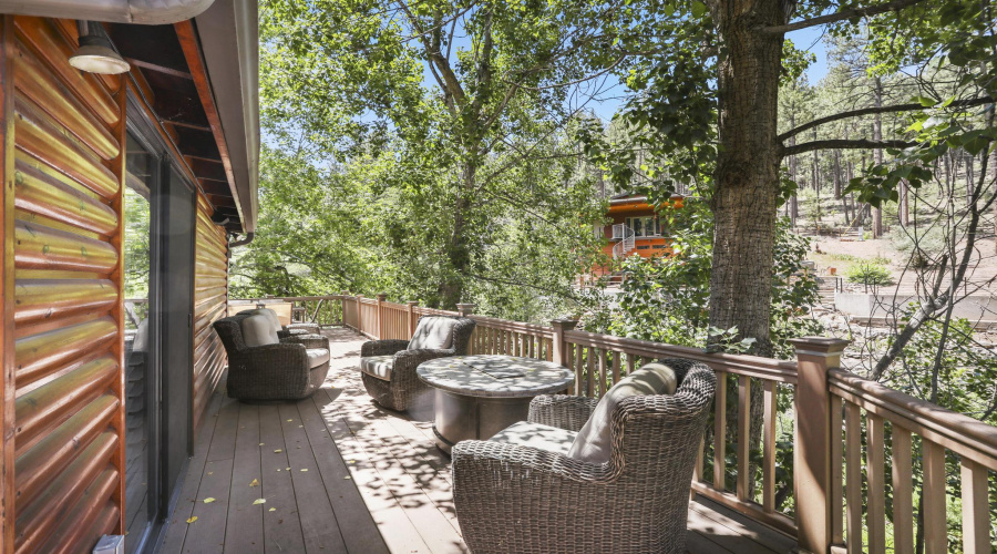 Creek side Deck