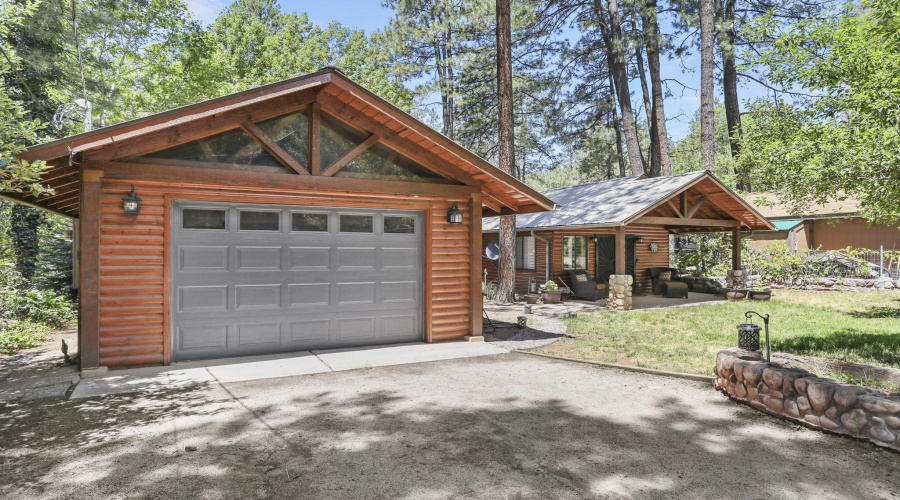 Garage and Yard