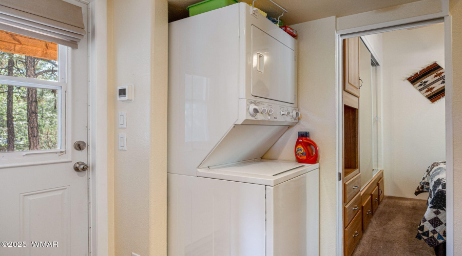 Laundry in hallway