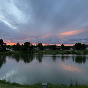 At lake