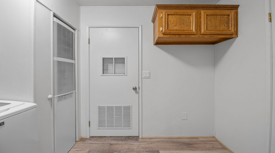 Laundry door