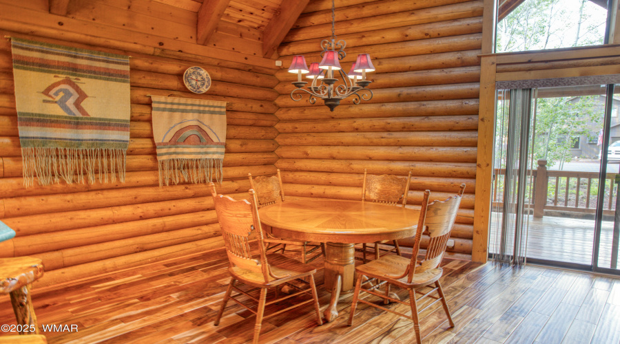 Dining in Kitchen area