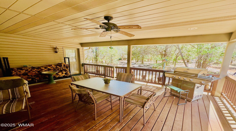 Covered Back Deck