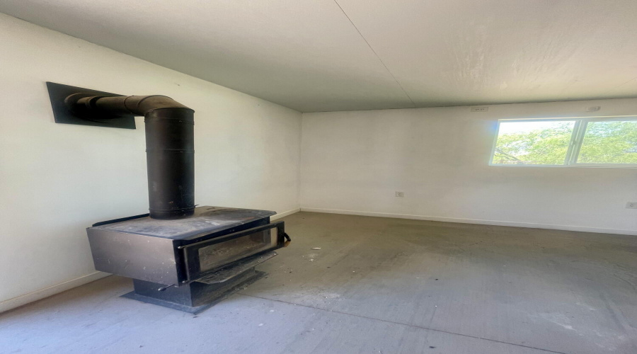 shop w/ woodburner