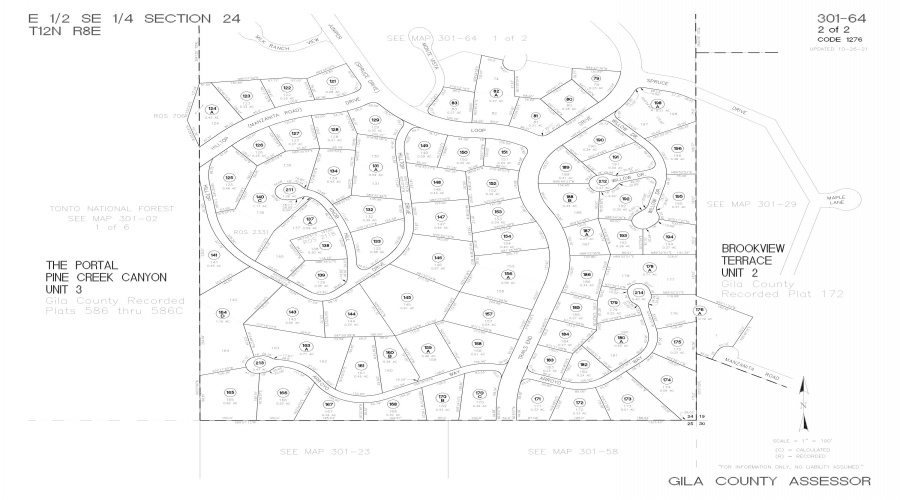 Gila County Plat 301-64-02