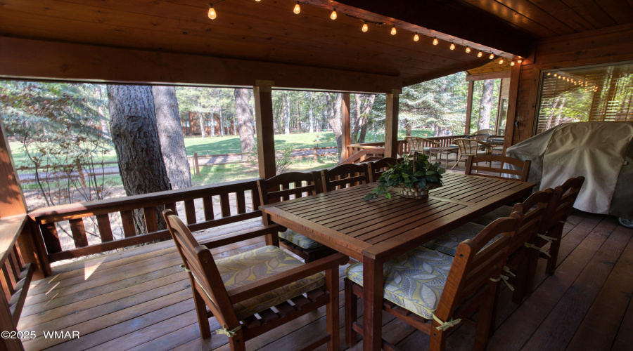 Back Covered Deck
