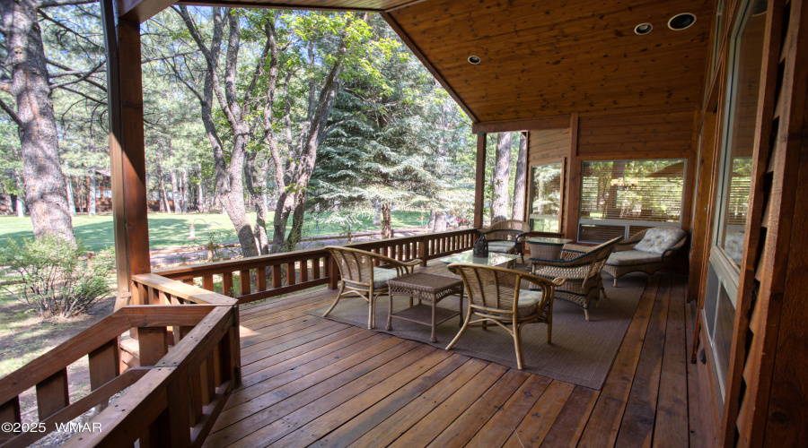 Back Covered Deck