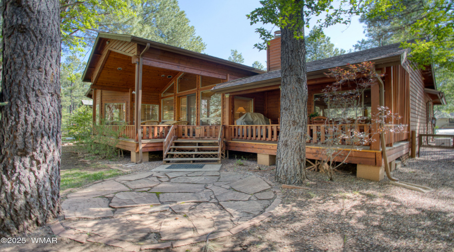 Back View of the Home
