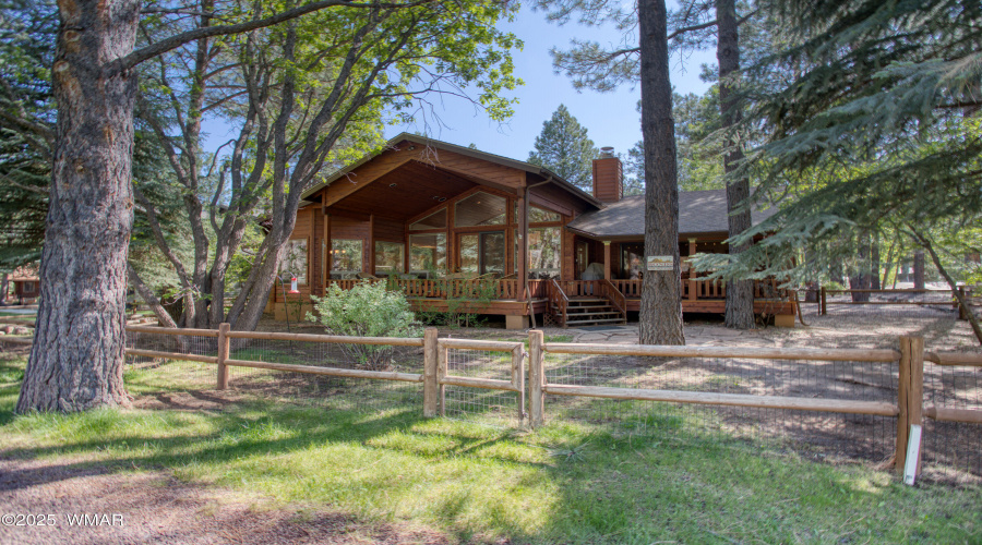 Back View of the Home