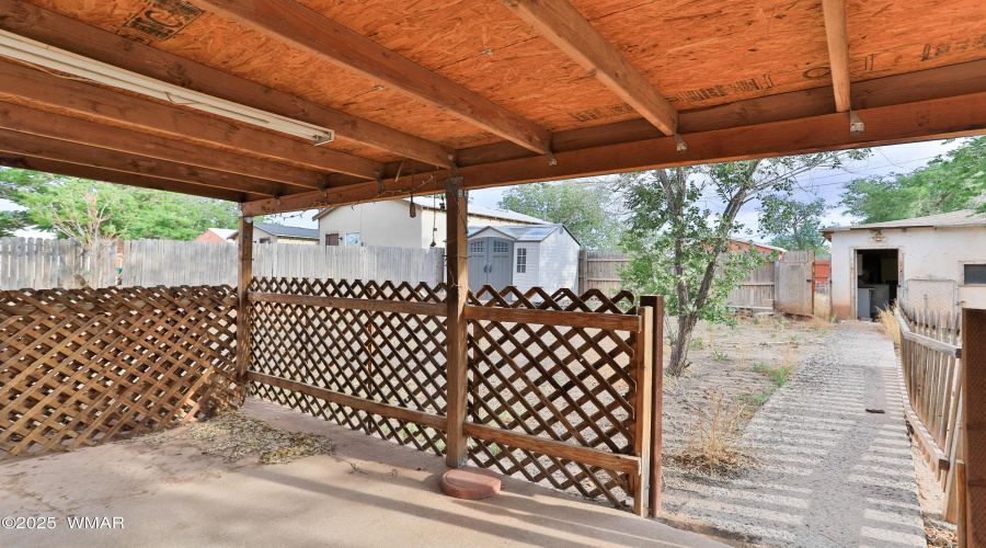 Rear Patio