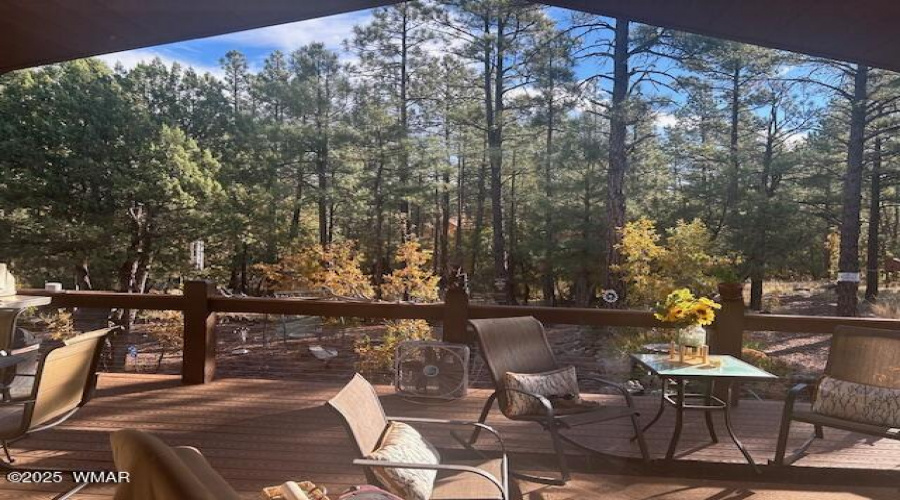 AUTUM COLORS OFF REAR DECK