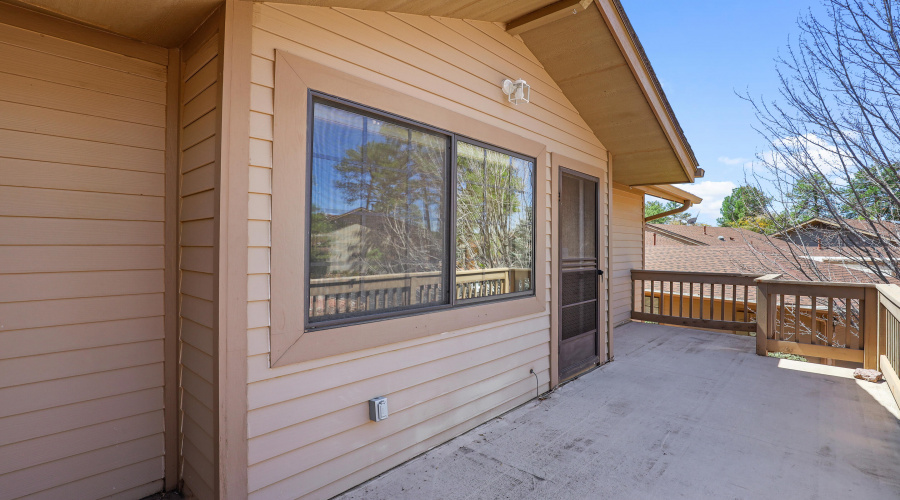 Upstairs Deck