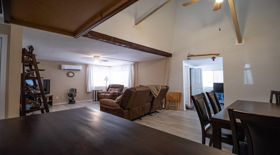 Living Room and Dining Room